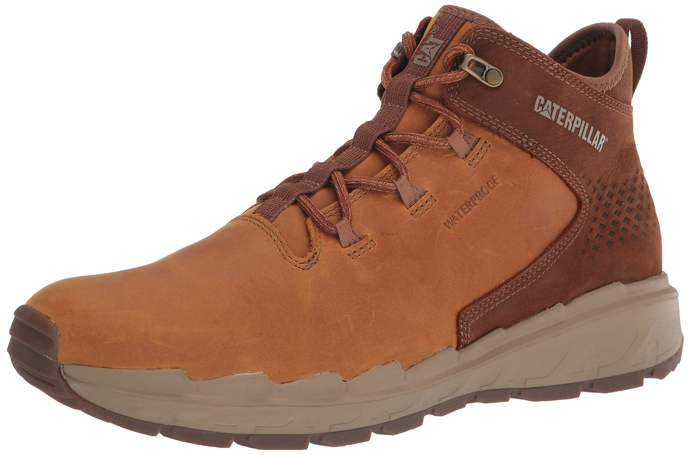 Cat Footwear Men's Stratify Waterproof Fashion Boot, Danish Brown, 10