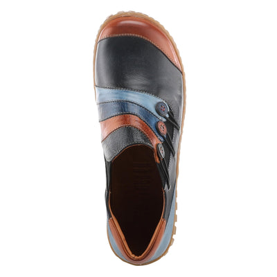 Spring Step Women's Neeta Slip-On Shoe Navy Multi EU 42 / US 10.5-11