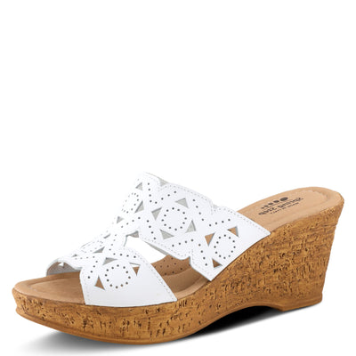 Spring Step Women's Flamyo Slide Sandal White EU 39 / US 8.5