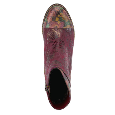 Spring Step L'Artiste Women's Waterlily Boots Bordeaux Multi EU 36 / US 5.5-6