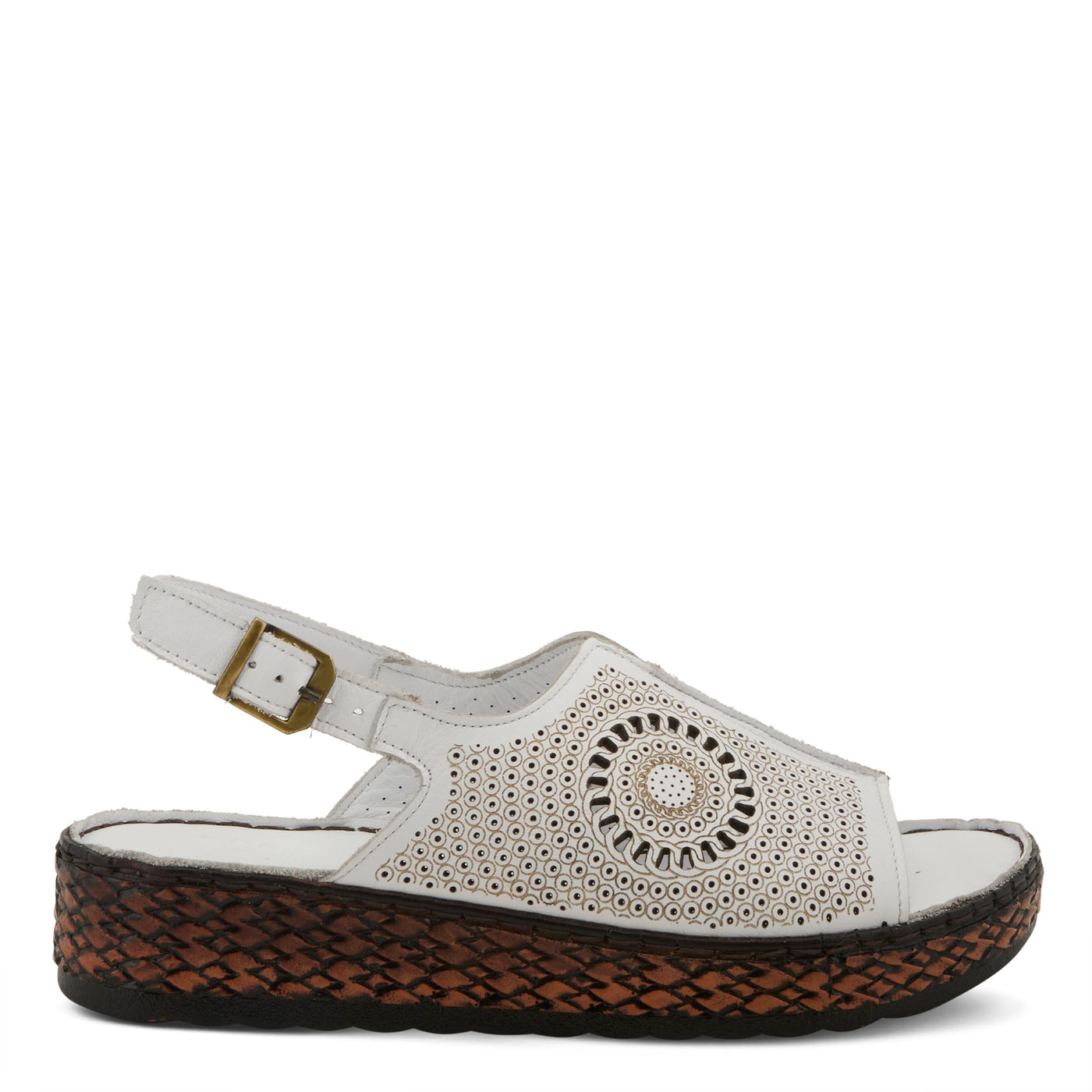 Spring Step Women's Cordero Sandal, White, 8.5