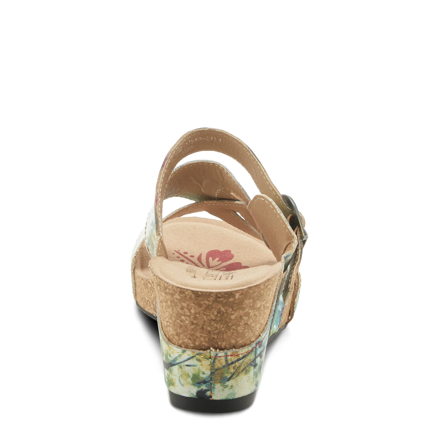 Spring Step L'Artiste Women's Baocire Wedge Sandal Grey Multi EU 35 / US 5