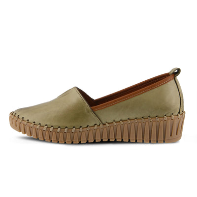 Spring Step Women's TISPEA Loafer Flat, Olive, 8.5