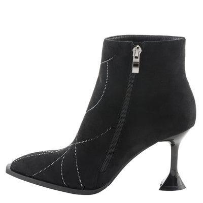 Azura Women's Dianaar Heeled Boots Black EU 36 / US 5.5-6