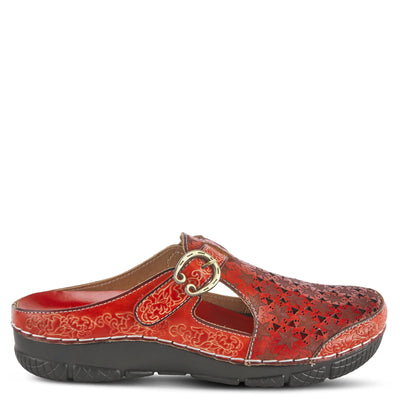 Spring Step L'Artiste Women's Popcorn Slide Sandal Red EU 37 / US 6.5-7