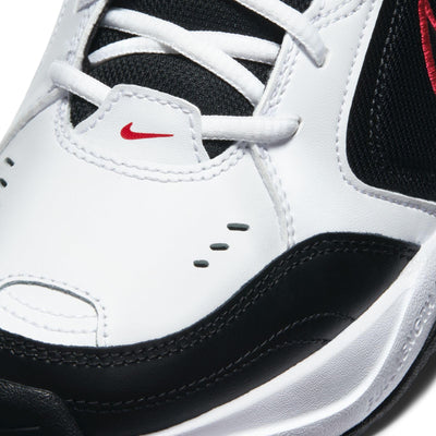 Nike Men's Air Monarch IV Cross Trainer, White/Black, 10.5 Regular US