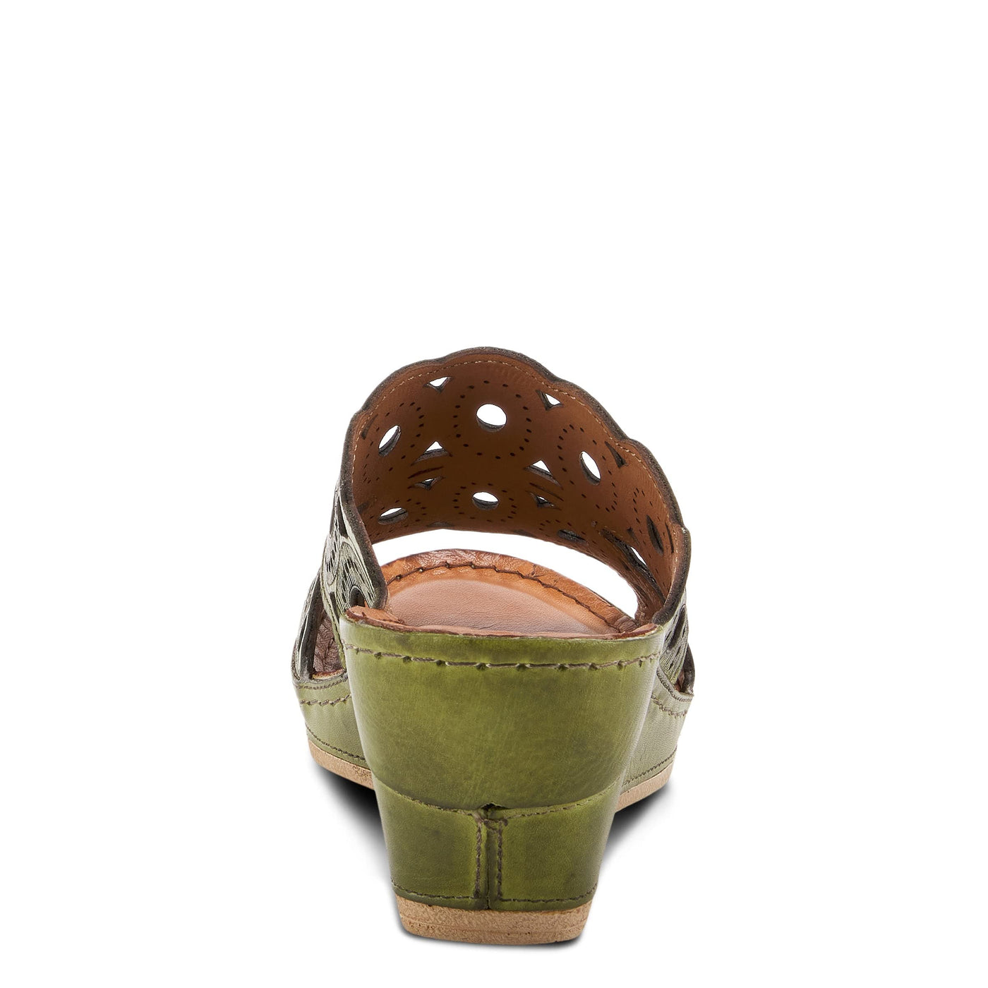 Spring Step Women's Labarnas Slide Sandal Green EU 41 / US 9.5-10
