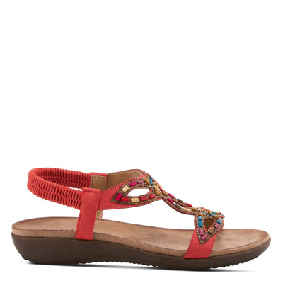 PATRIZIA Women's Volcanic Slingback Sandal Coral EU 40 / US 9
