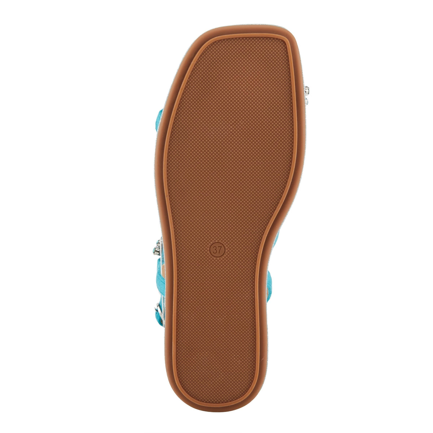 PATRIZIA Women's SHINYQUEEN Flat Sandals Turquoise EU 42 / US 10.5-11