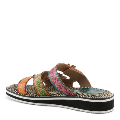 L'Artiste by Spring Step Women's Maryse Sandal, Rainbow Multi, 8.5