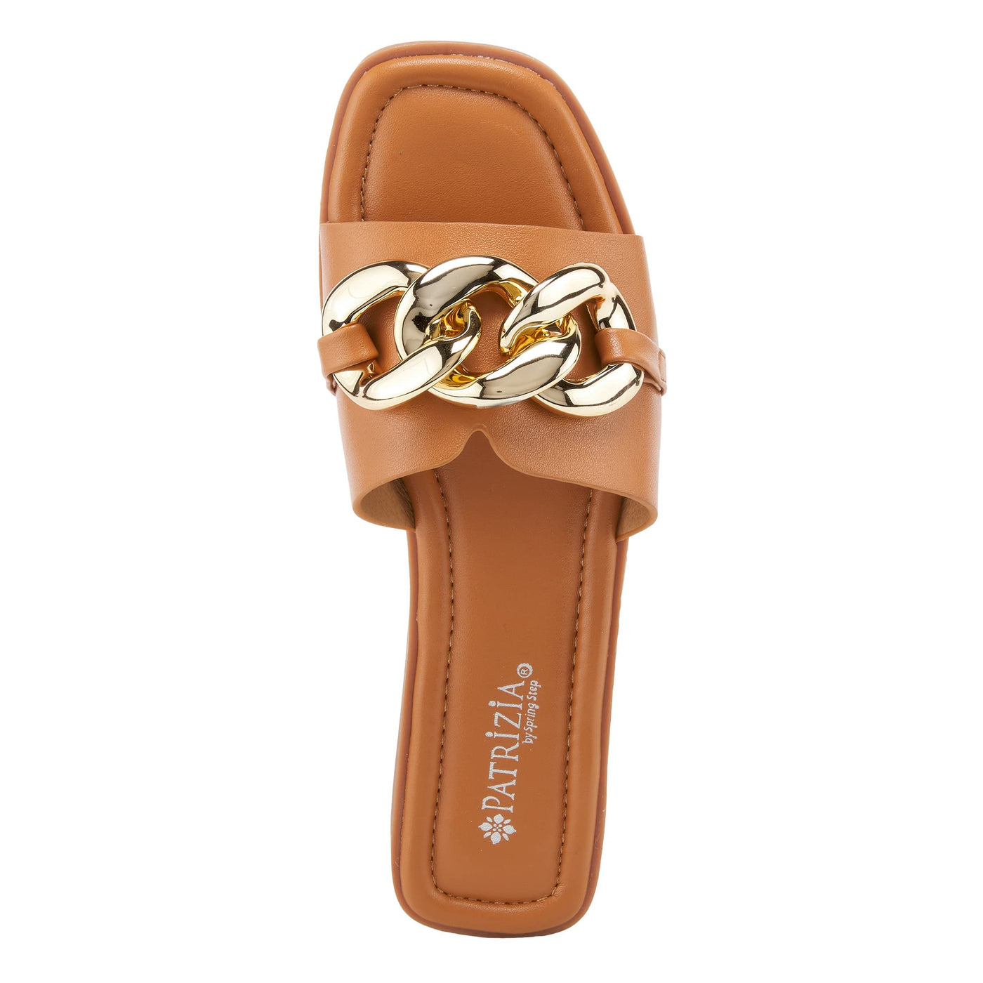 Patrizia Women's Barbee Slide Sandal, Camel, 5.5-6