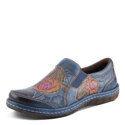 Spring Step L'Artiste Annawan Women's Stretch Fit Sneaker - Comfortable & Supportive, Fashionable & Versatile Blue Multi EU 36 / US 5.5-6