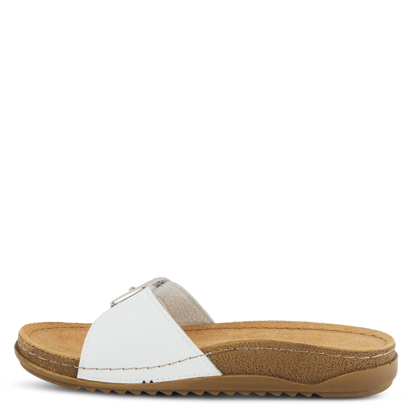Flexus Women's Baronca Slide Sandal White EU 39 / US 8.5