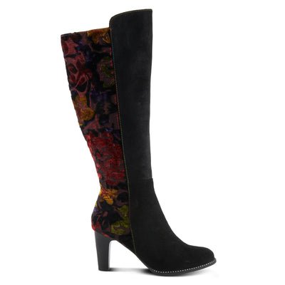 L'Artiste by Spring Step Women's Royals Fashion Boot, Black Multi, 9