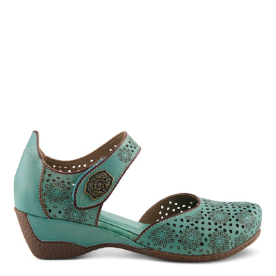 Spring Step L'Artiste Women's Americana Wedge Mary Jane Shoe Sky Blue EU 42 / US 10.5-11