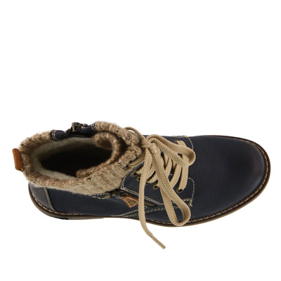 Spring Step Women's Khazera Boots, Navy, 9