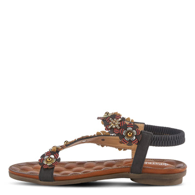 PATRIZIA Women's Janetta Ankle Strap Sandal Black EU 40 / US 9