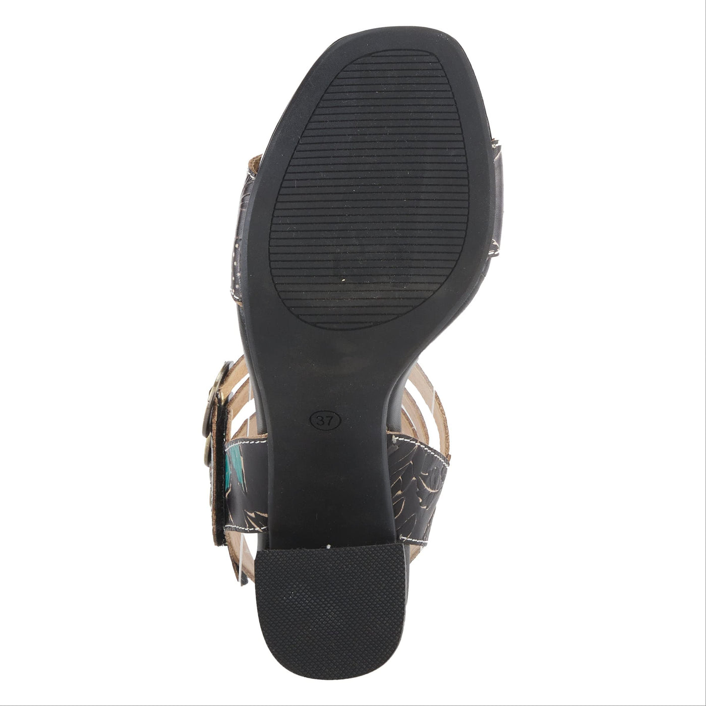 Spring Step L'Artiste Women's Rheba High Heel Sandal Black Multi EU 39 / US 8.5
