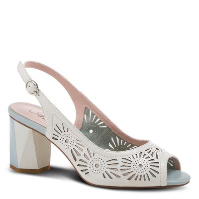 Azura Women's Engagement Heeled Sandal, White Multi, 9.5-10