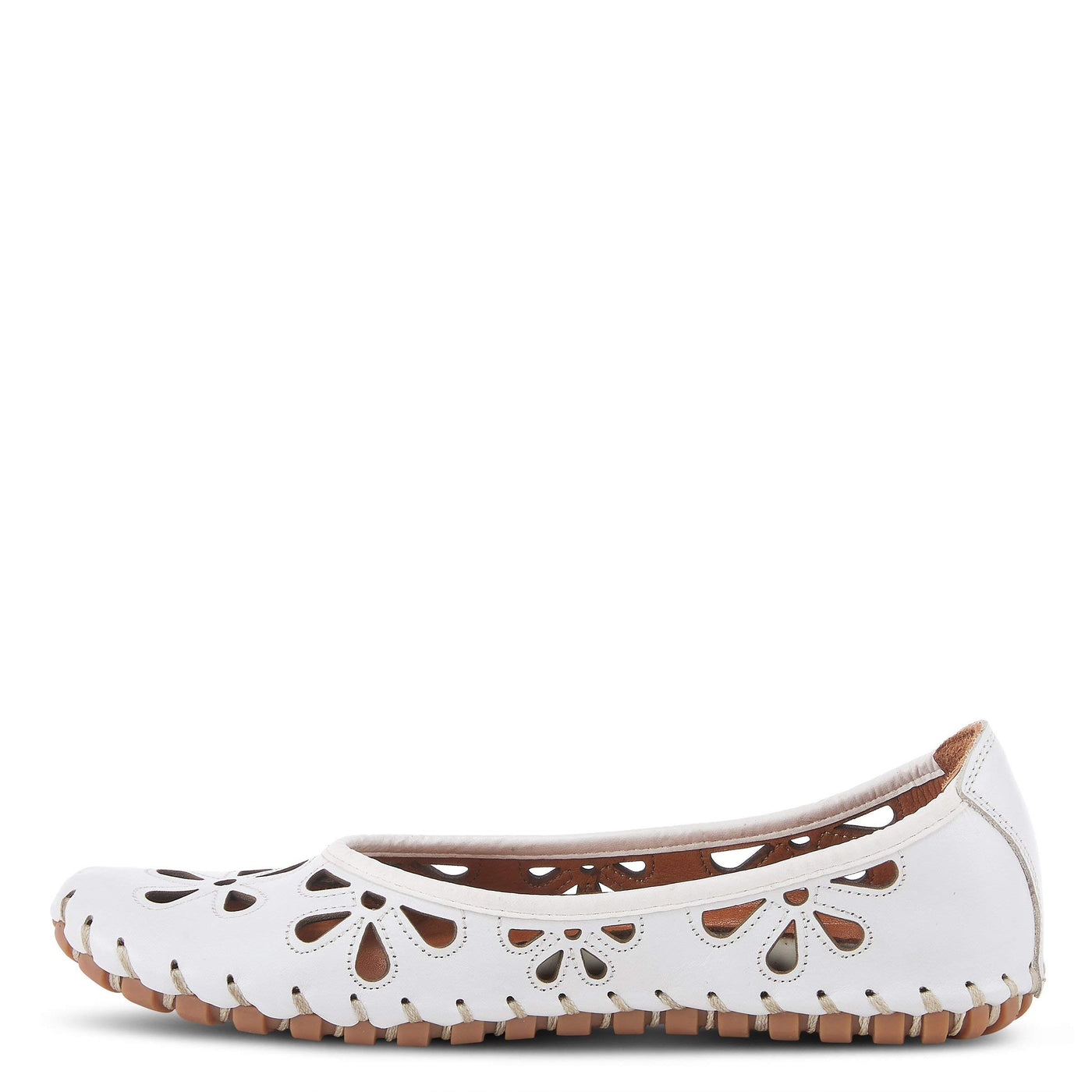 Spring Step Women's Rayely Ballerina White EU 44 / US 12.5-13