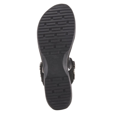PATRIZIA Women's Fiesole Slide Sandal Black EU 36 / US 5.5-6