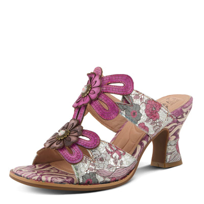 L'Artiste by Spring Step Women's Alania Sandal, Purple Multi, 8.5