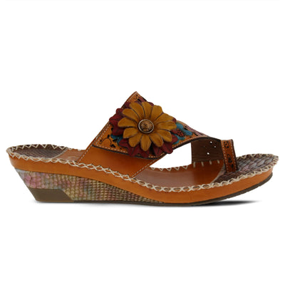 Spring Step L'Artiste Women's Vardi Slide Sandal Camel EU 35 / US 5