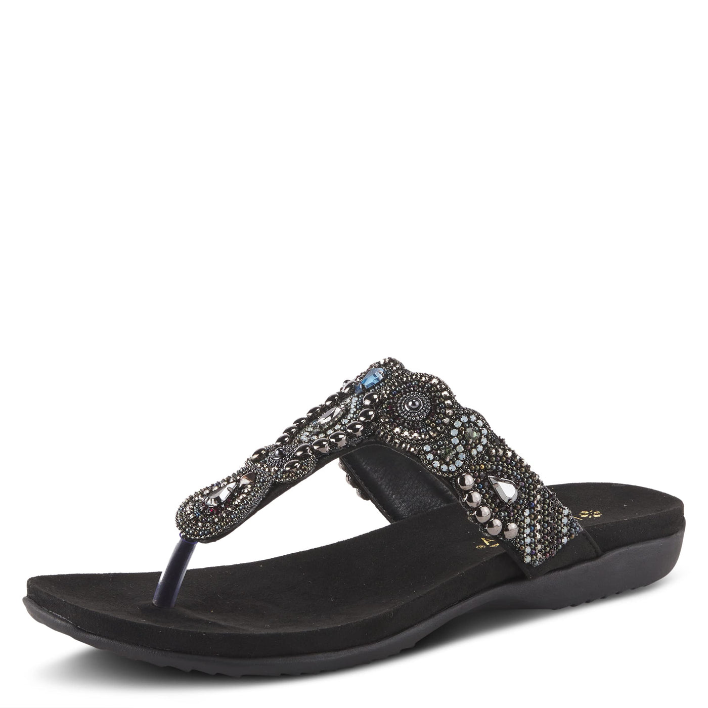 PATRIZIA Women's Fiesole Slide Sandal Black EU 38 / US 7.5-8