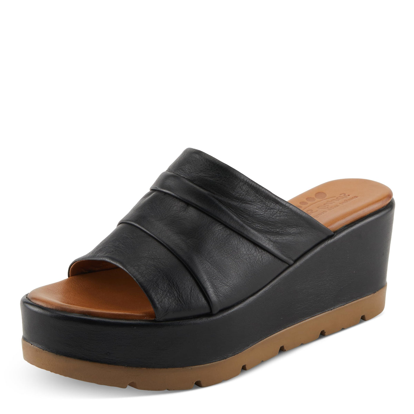 Spring Step Women's Allerton Sandal, Black, 8.5