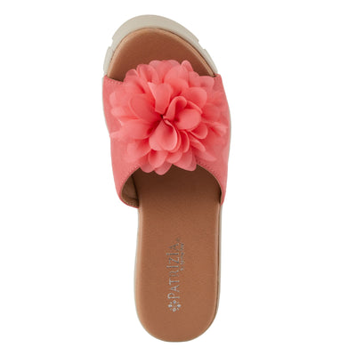 PATRIZIA Women's Mumsie Wedge Sandal Dark Pink EU 37 / US 6.5-7