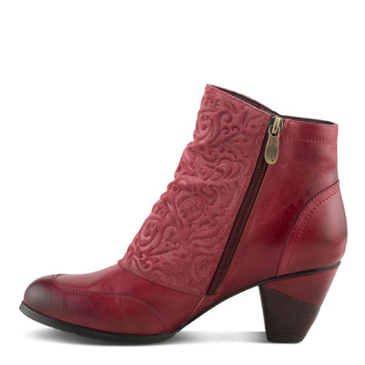 L’Artiste by Spring Step Women's Belgard Ankle Bootie, Bordeaux, 40 EU/9 M US