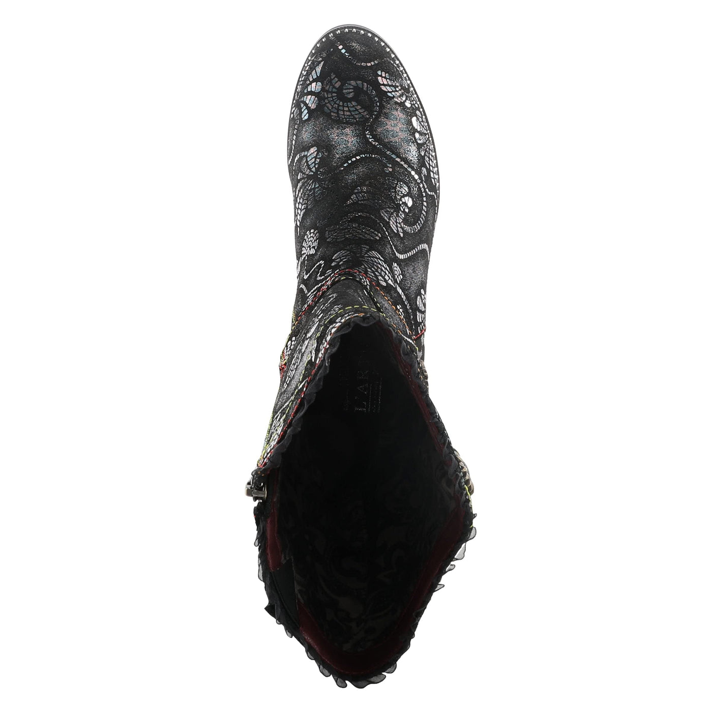 L'Artiste by Spring Step Dessalta Black Multi EU 38 (US Women's 7.5-8) M