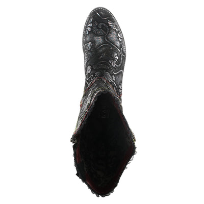 L'Artiste by Spring Step Dessalta Black Multi EU 38 (US Women's 7.5-8) M