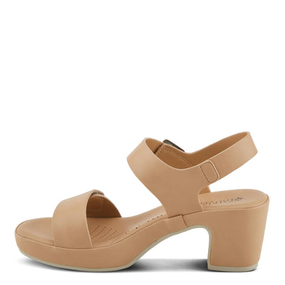 PATRIZIA Women's SANDLIN Slingback Heeled Sandals Beige EU 42 / US 10.5-11