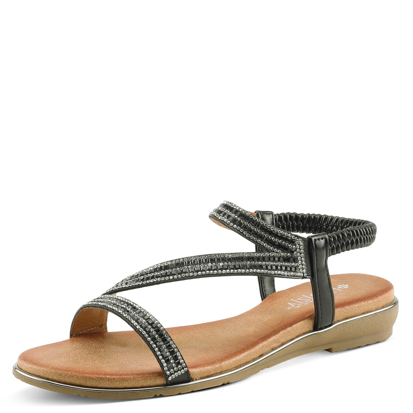 PATRIZIA Women's Alella Slingback Sandal Black EU 41 / US 9.5-10