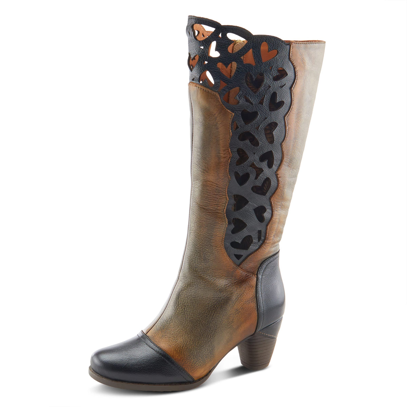 Spring Step L'Artiste Women's Heartsclub Boots Grey Multi EU 38 / US 7.5-8