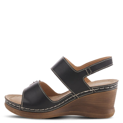 PATRIZIA Women's Tavlin Slingback Sandal Black EU 41 / US 9.5-10