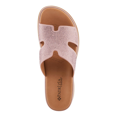 PATRIZIA Women's ENDLESS Crystal Platform Sandals Blush EU 41 / US 9.5-10