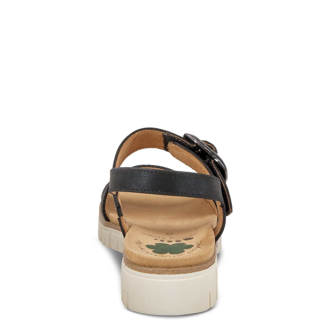 Spring Step Women's Bodonia Slingback Wedge Sandal Black EU 39 / US 8.5