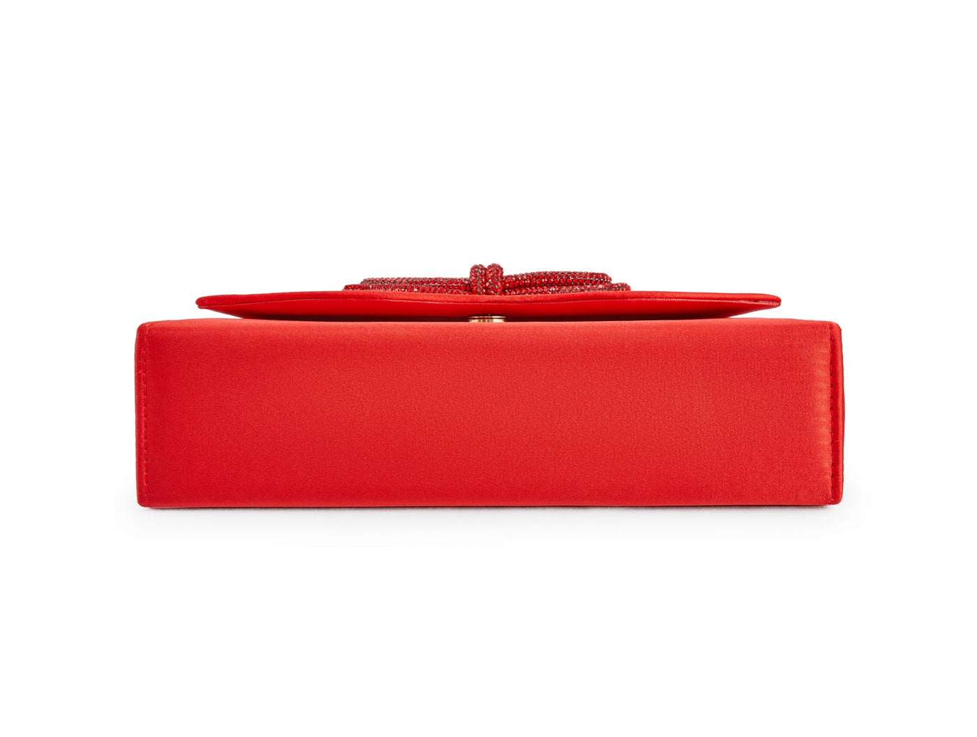 Lady Couture AMY Rhinestone Bow Handbag, Red