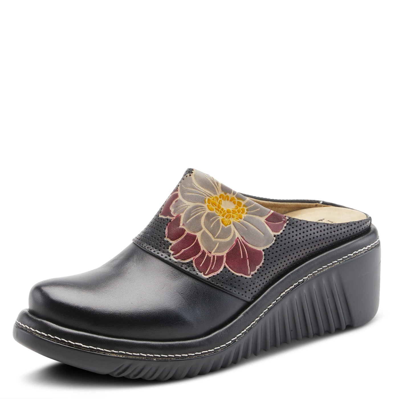 Spring Step L`Artiste Women's Foresee Clog Black EU 40 / US 9