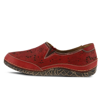 L�Artiste by Spring Step Women's Libora Flat, red, 37 EU/6.5-7 M US