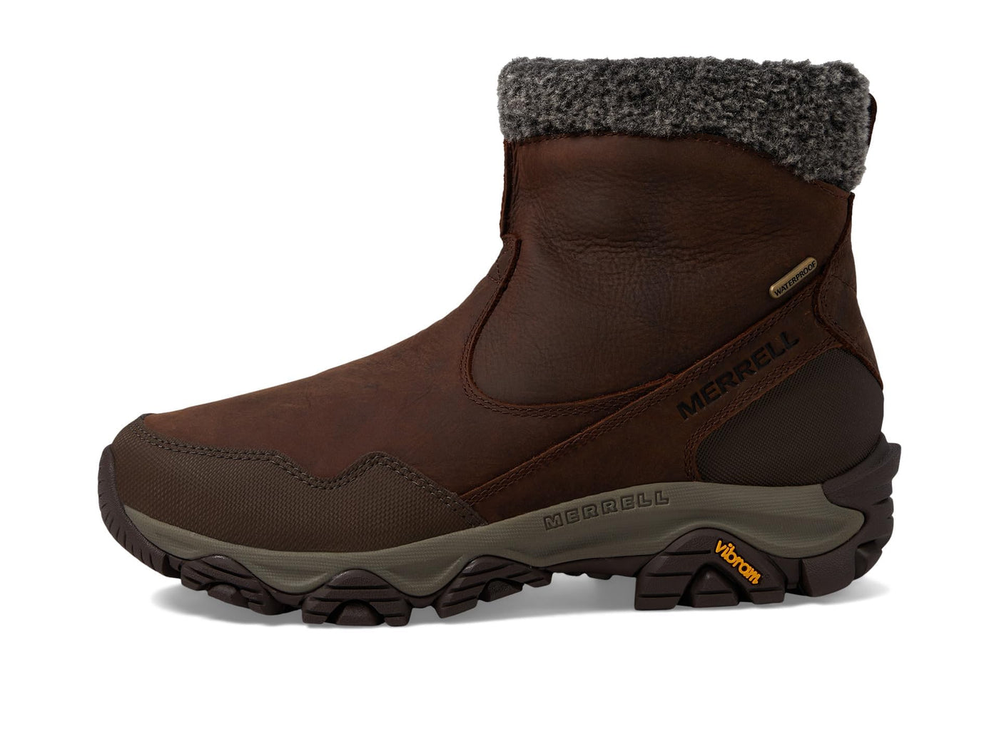 Merrell Women's Coldpack 3 Thermo Mid Zip Waterproof Snow Boot, Cinnamon, 7.5