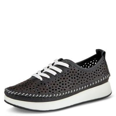 Spring Step Women's Youlanda Lace-Up Shoe Tan EU 36 / US 5.5-6
