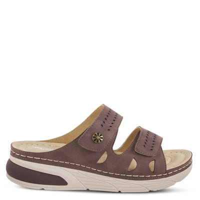 Flexus Women's Drifter Slide Sandal Chocolate Brown EU 39 / US 8.5