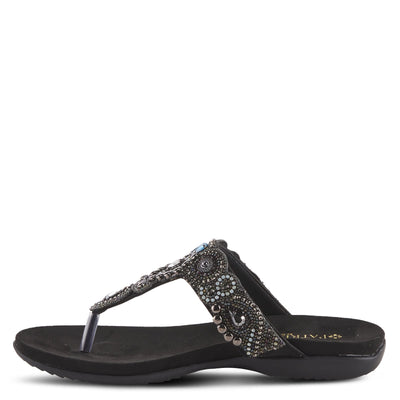 PATRIZIA Women's Fiesole Slide Sandal Black EU 40 / US 9