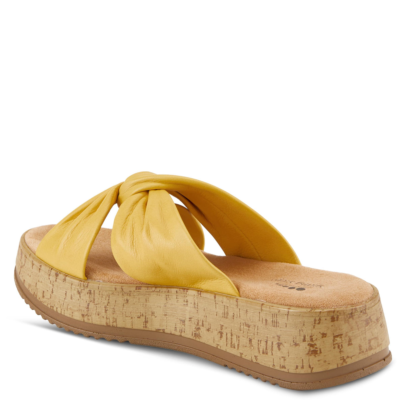 Spring Step Women's EBOSIA Slide Sandal Yellow EU 37/6.5-7