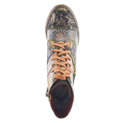 L'Artiste by Spring Step Aboot Tan Multi EU 41 (US Women's 9.5-10) M