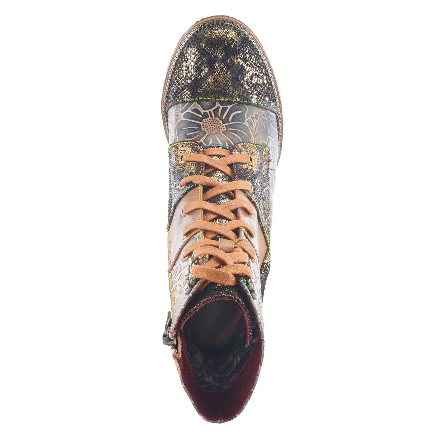 Spring Step L'Artiste Women's Aboot Boots Tan Multi EU 39 / US 8.5