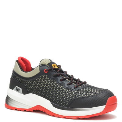 CAT Footwear Men's Streamline 2.0 Composite Toe Work Shoe, Moss Grey/Black, 8